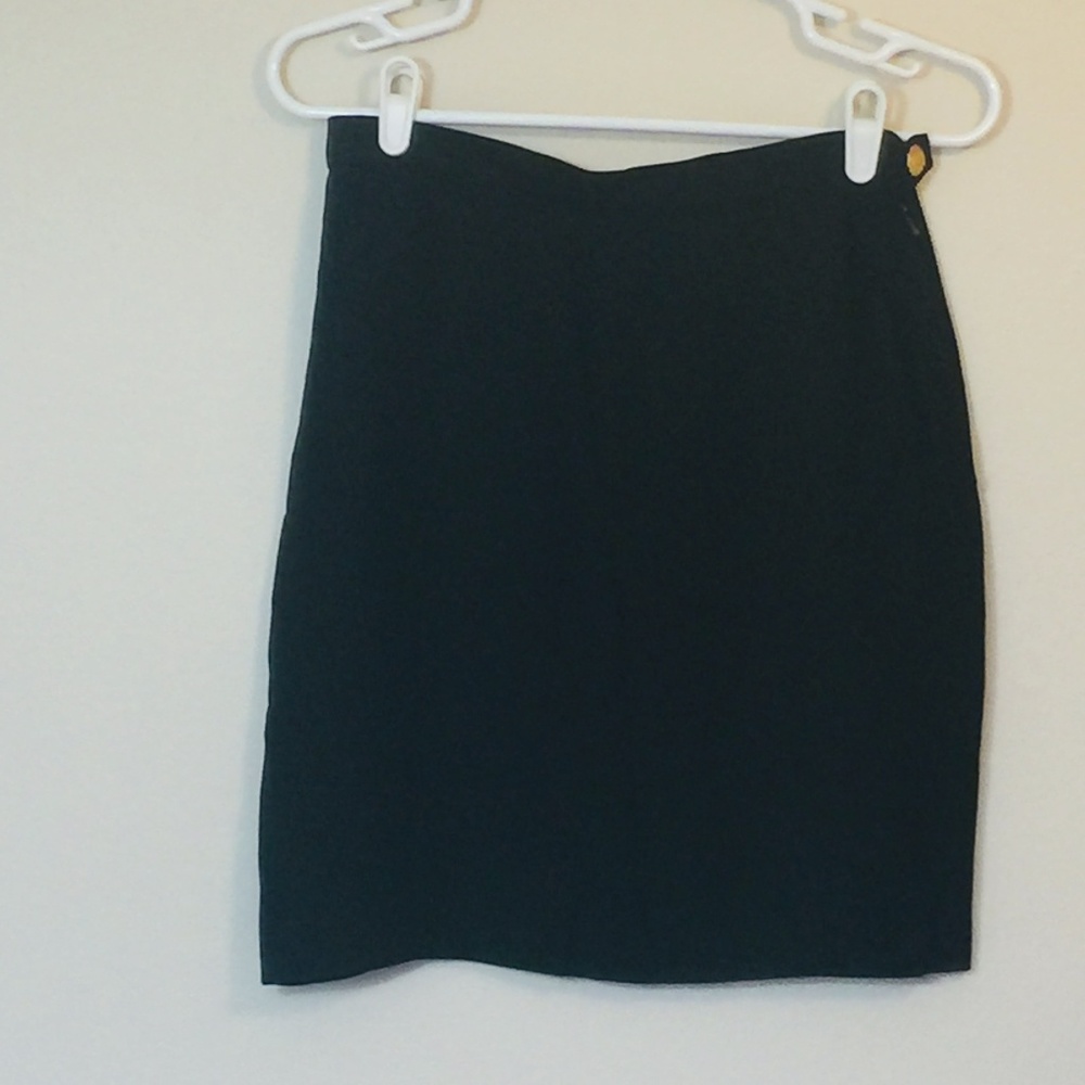 SONIA RYKIEL Paris Black Mini Skirt 40 (US 8) EUC